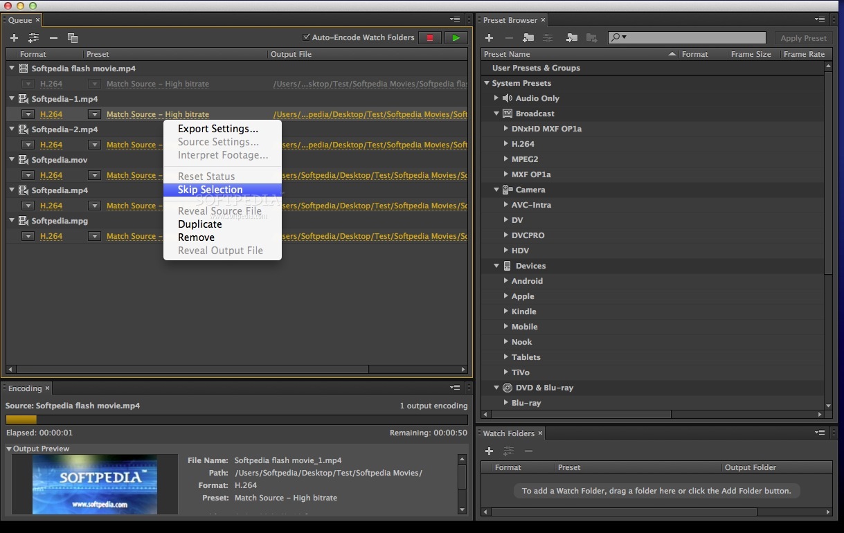 Adobe media encoder free download mac